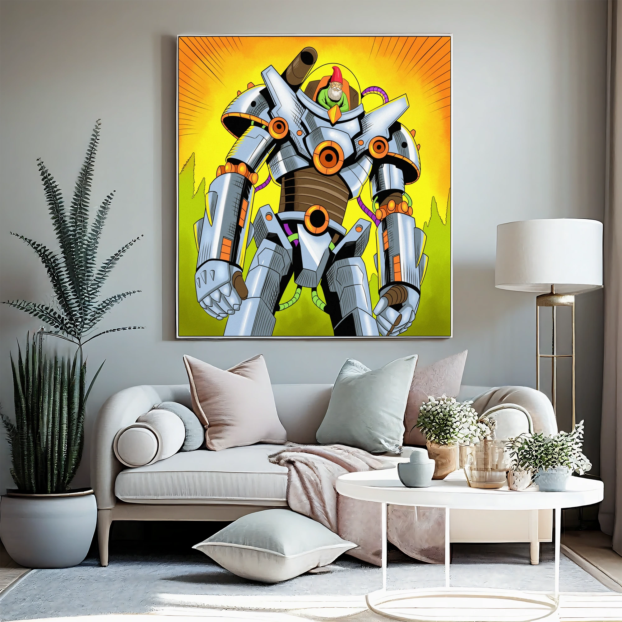 Gnometheon2 Art Fantasy Canvas Artwork from Ward TCG