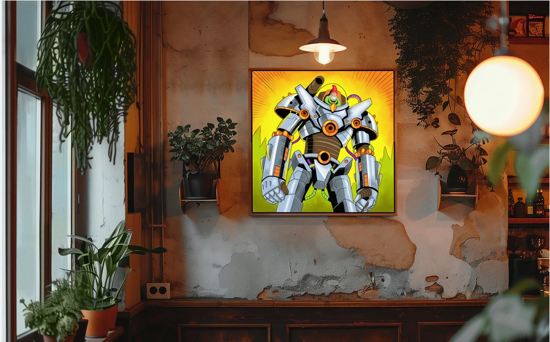 Gnometheon2 Art Fantasy Canvas Artwork from Ward TCG - Image 5