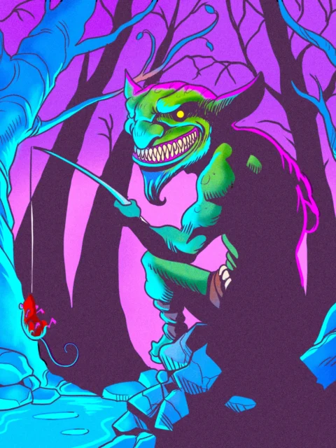 Alternative view of Goblin Art Gallery Canvas Print from Ward TCG