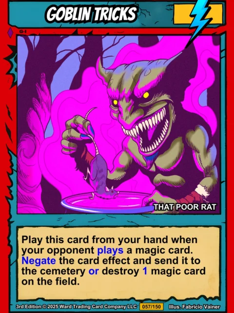 Alternative view of Goblin Tricks Gallery Canvas Print from Ward TCG