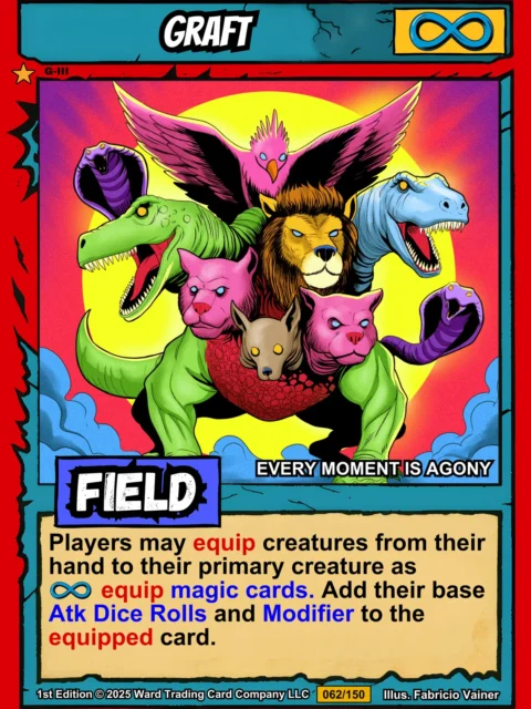 Alternative view of Graft Fantasy Canvas Artwork from Ward TCG