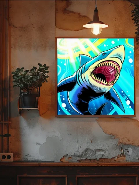 Great White Art Fantasy Wall Art from Ward TCG