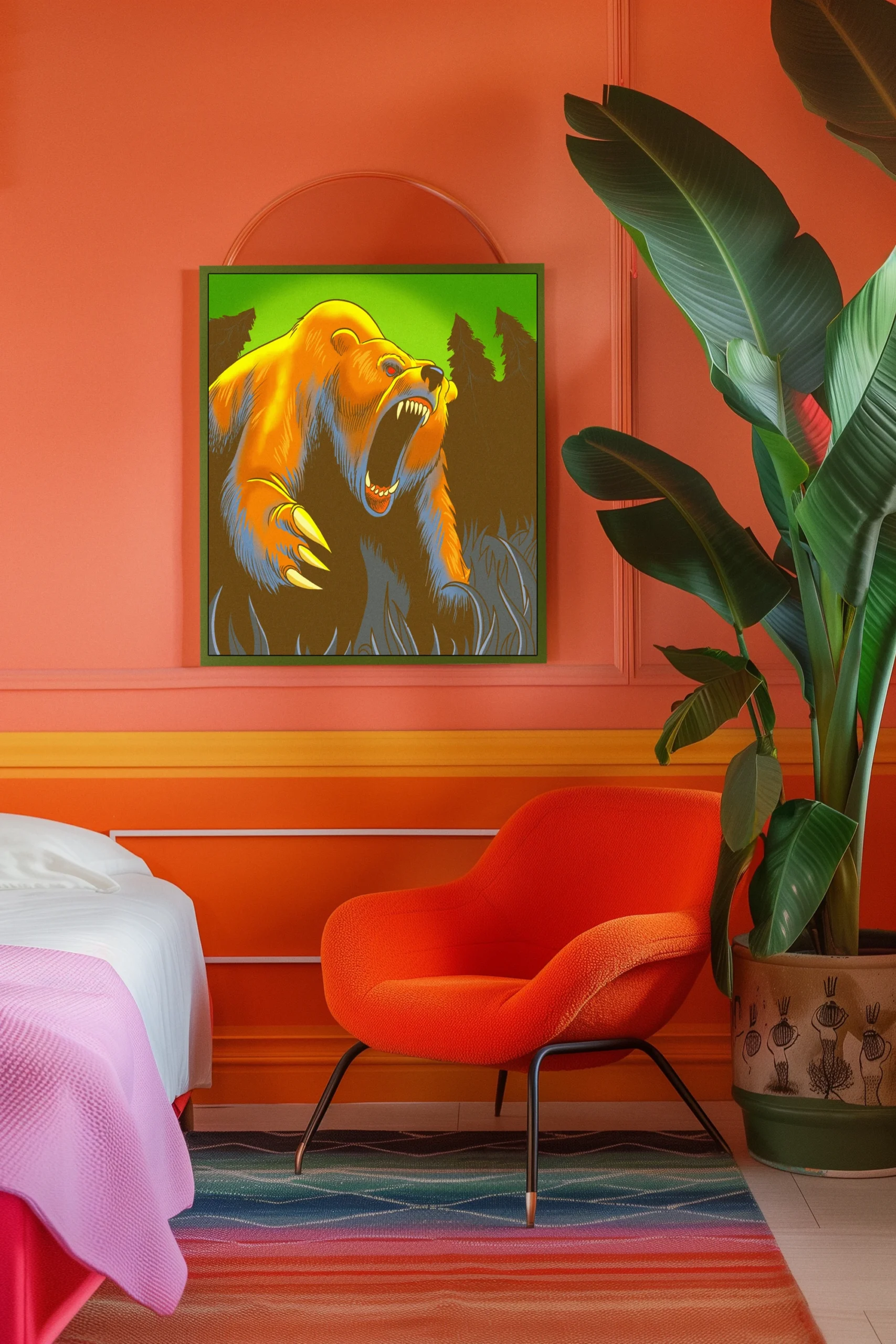 Grizzly Bear Art Fantasy Wall Art from Ward TCG - Image 5