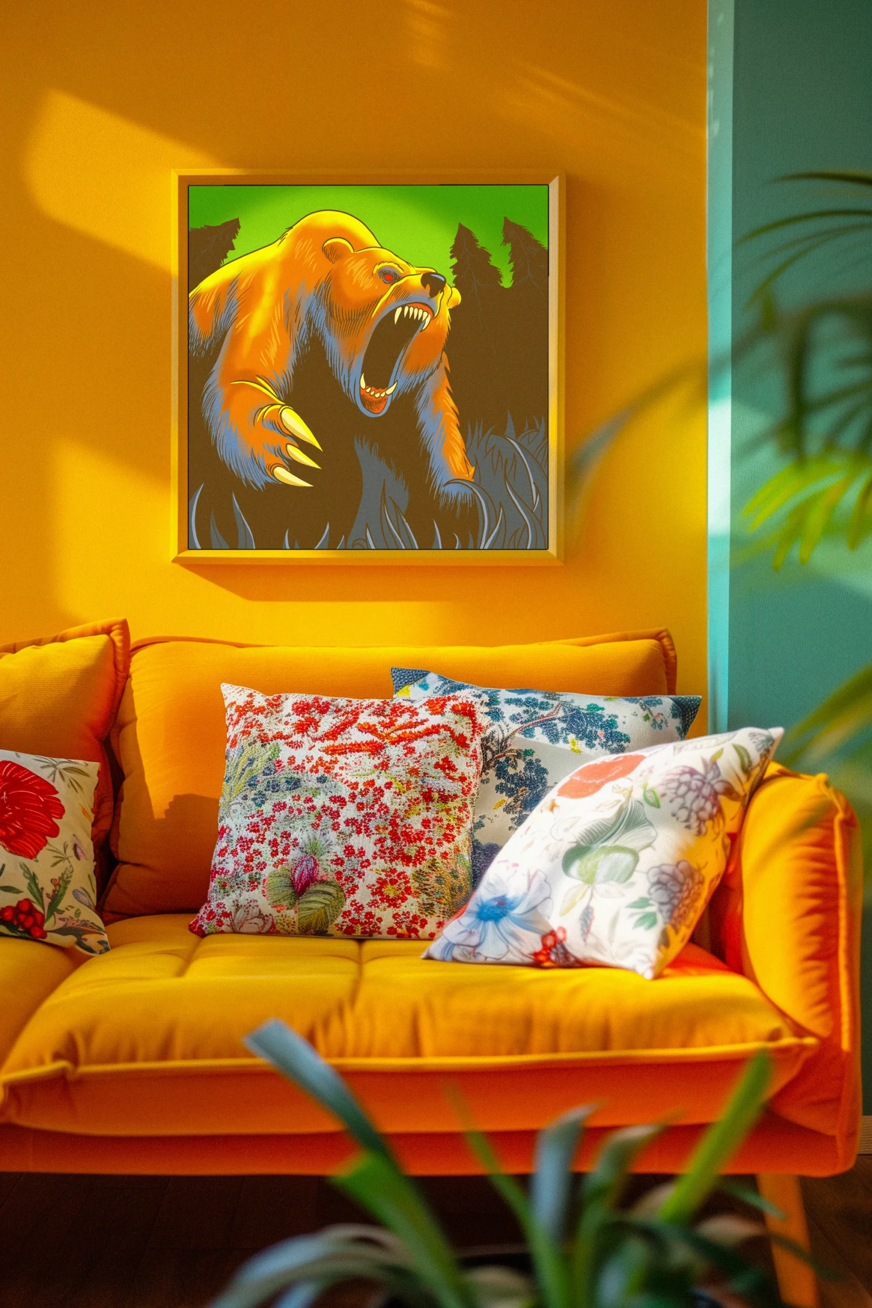 Grizzly Bear Art Fantasy Wall Art from Ward TCG - Image 3