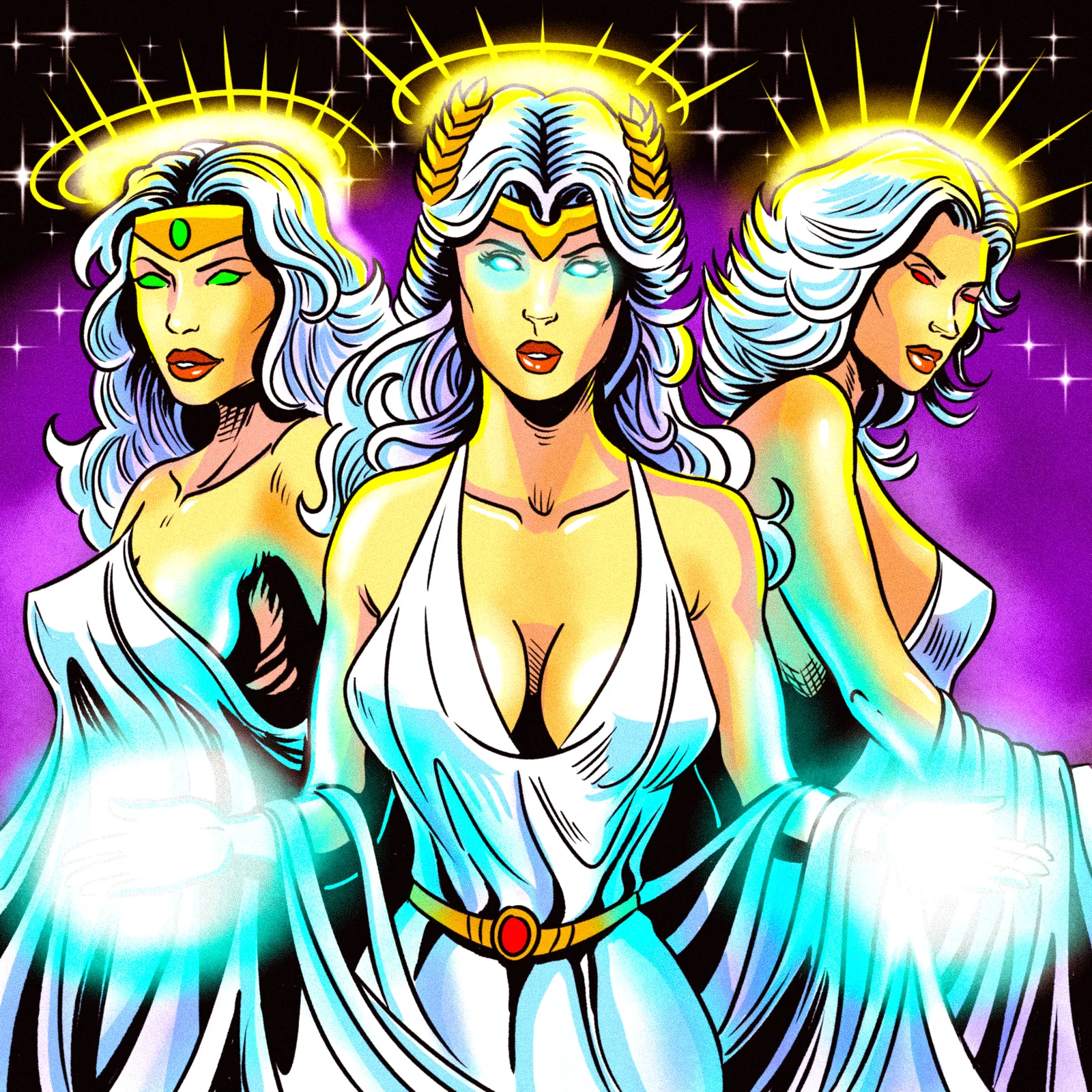 Hands Of Faith Art Fantasy Art Print from Ward TCG - Image 2