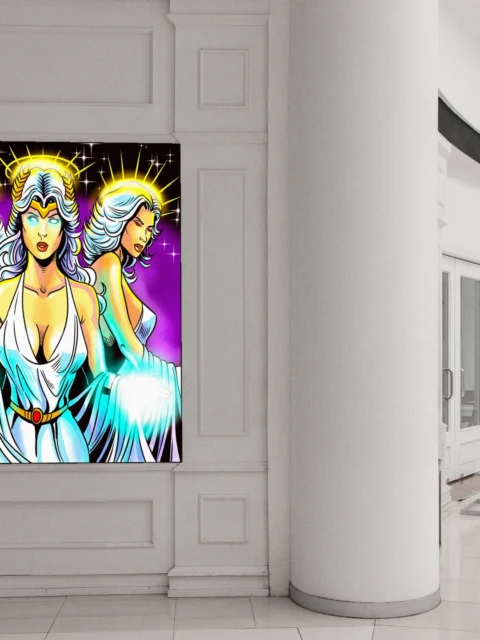 Hands Of Faith Art Fantasy Art Print from Ward TCG