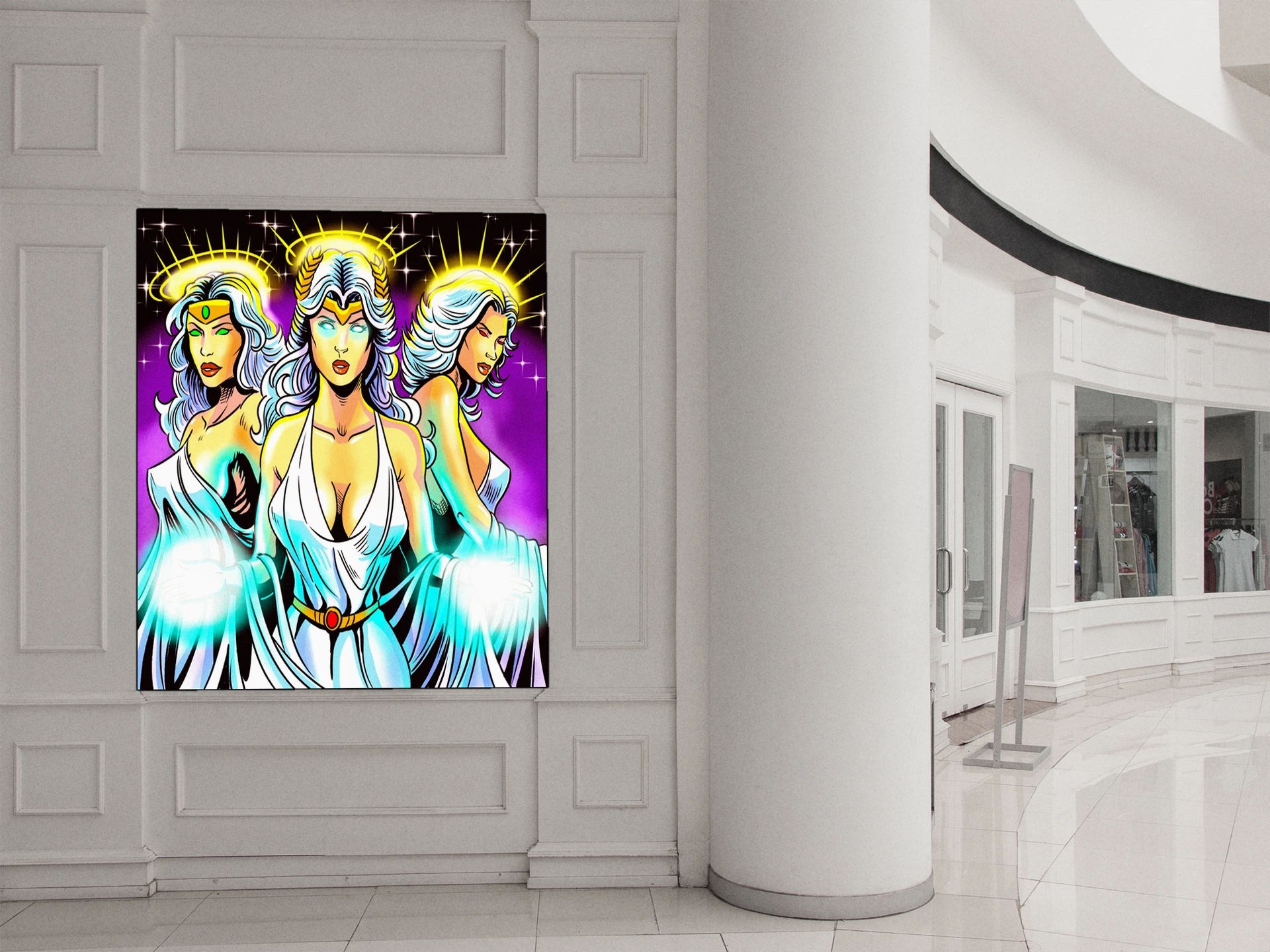 Hands Of Faith Art Fantasy Art Print from Ward TCG