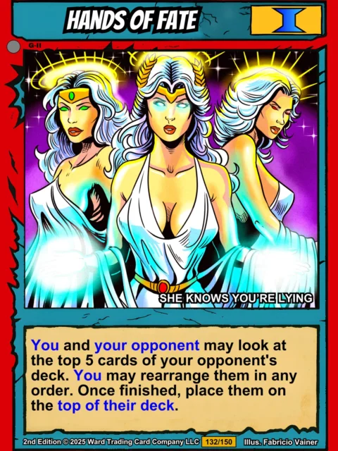 Alternative view of Hands Of Fate Canvas Wall Art from Ward TCG