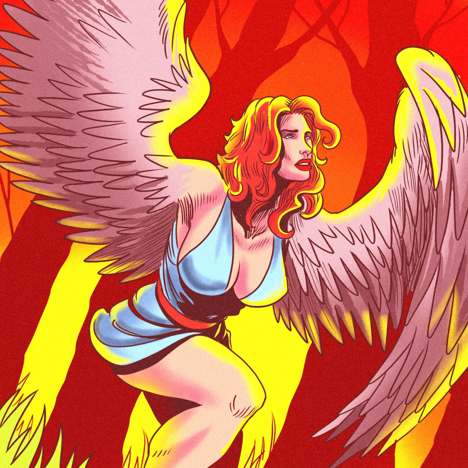 Harpy Art Fantasy Art Print from Ward TCG - Image 2