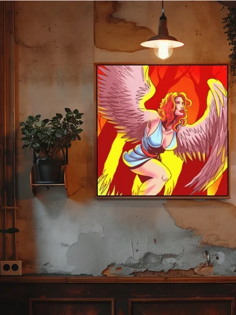 Harpy Art Fantasy Art Print from Ward TCG