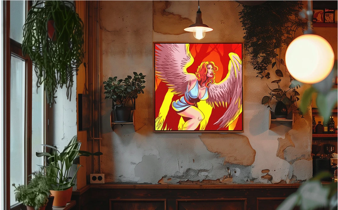 Harpy Art Fantasy Art Print from Ward TCG