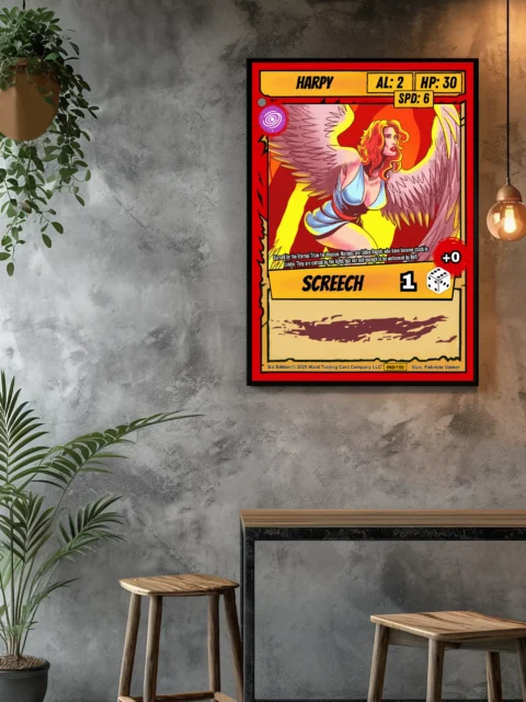 Harpy Canvas Art Print from Ward TCG
