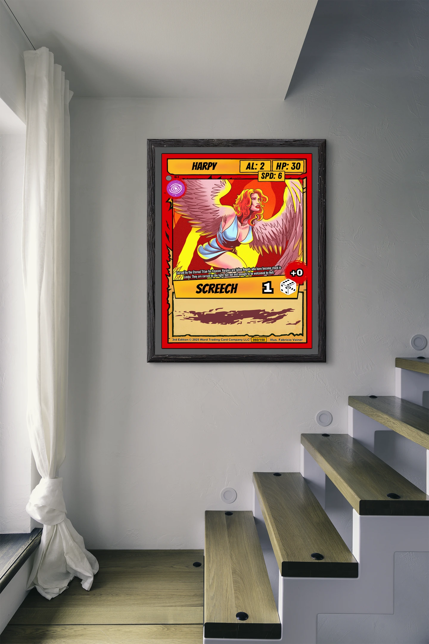 Harpy Canvas Art Print from Ward TCG - Image 5