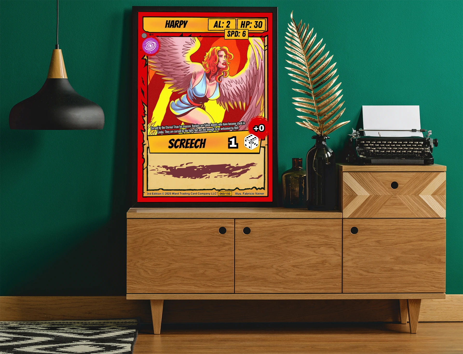 Harpy Canvas Art Print from Ward TCG - Image 4