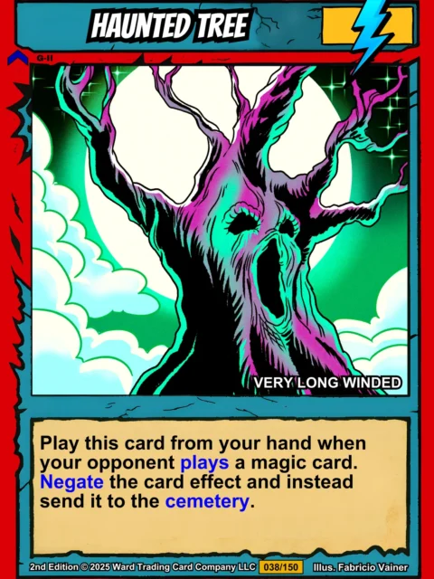 Alternative view of Haunted Tree Gallery Archival Print from Ward TCG