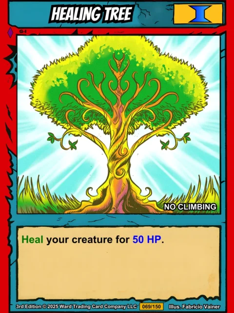 Alternative view of Healing Tree Fantasy Art Print from Ward TCG