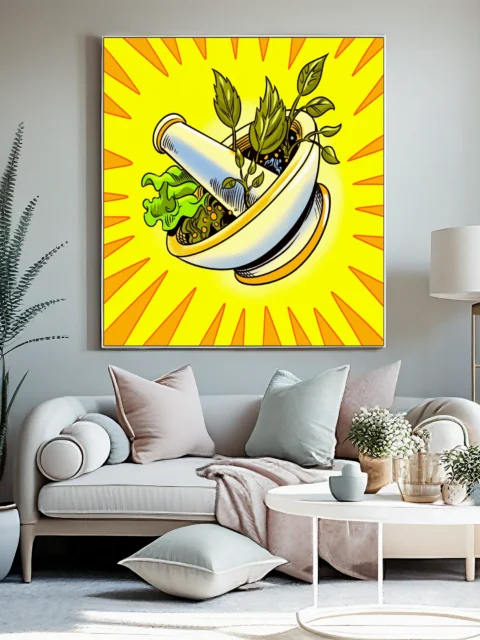 Health Paultice Art Canvas Print from Ward TCG