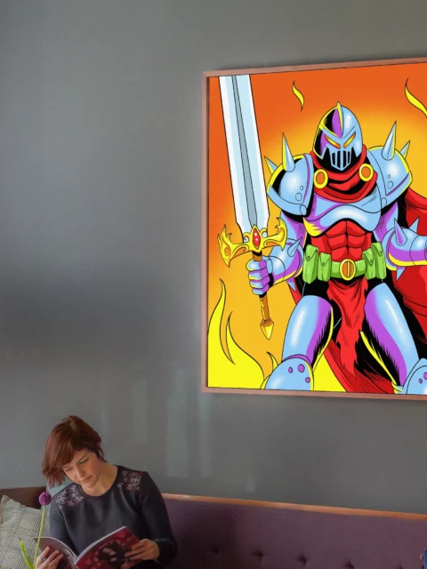 Hell Authority Art Canvas Art Print from Ward TCG