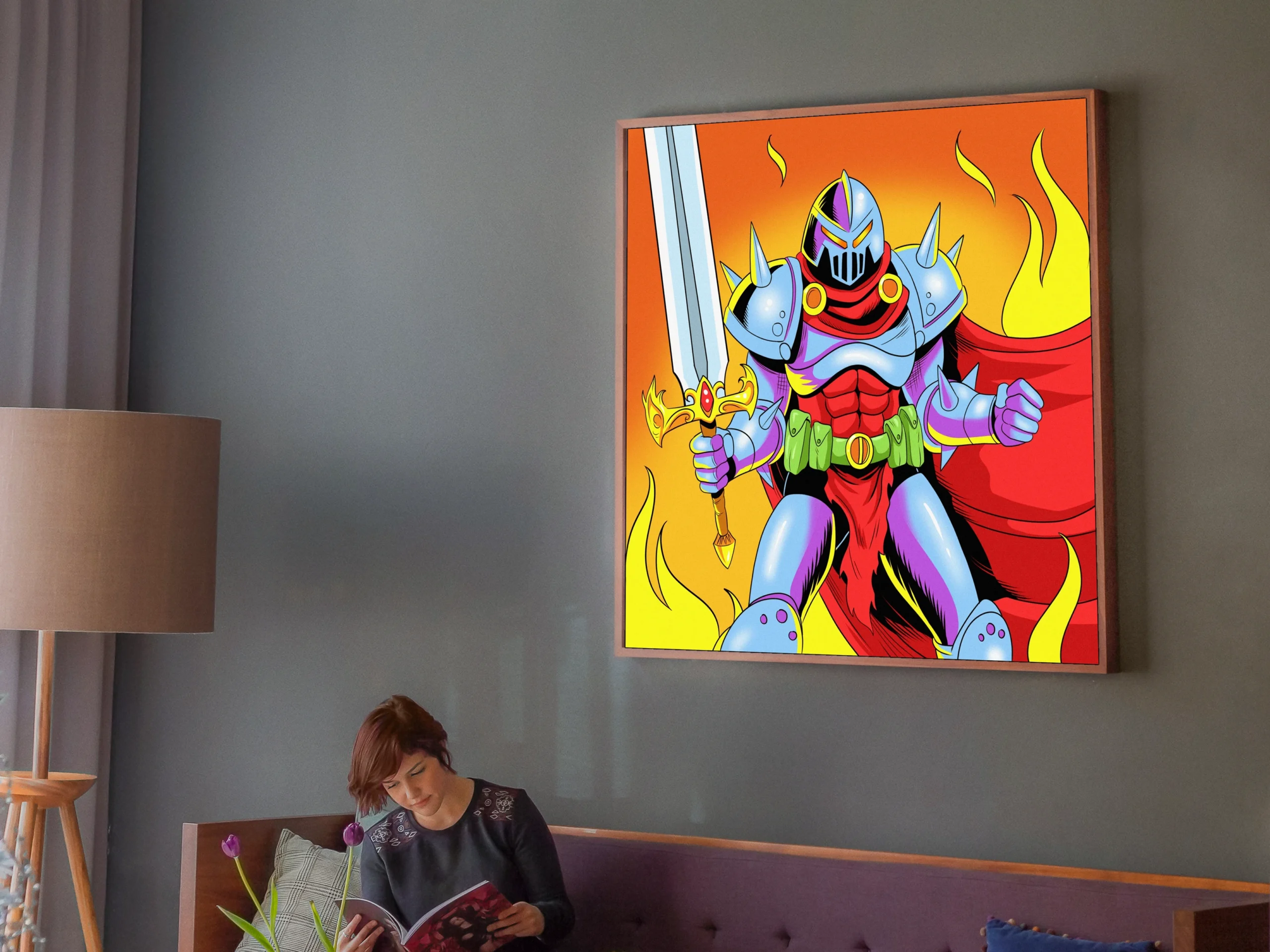 Hell Authority Art Canvas Art Print from Ward TCG