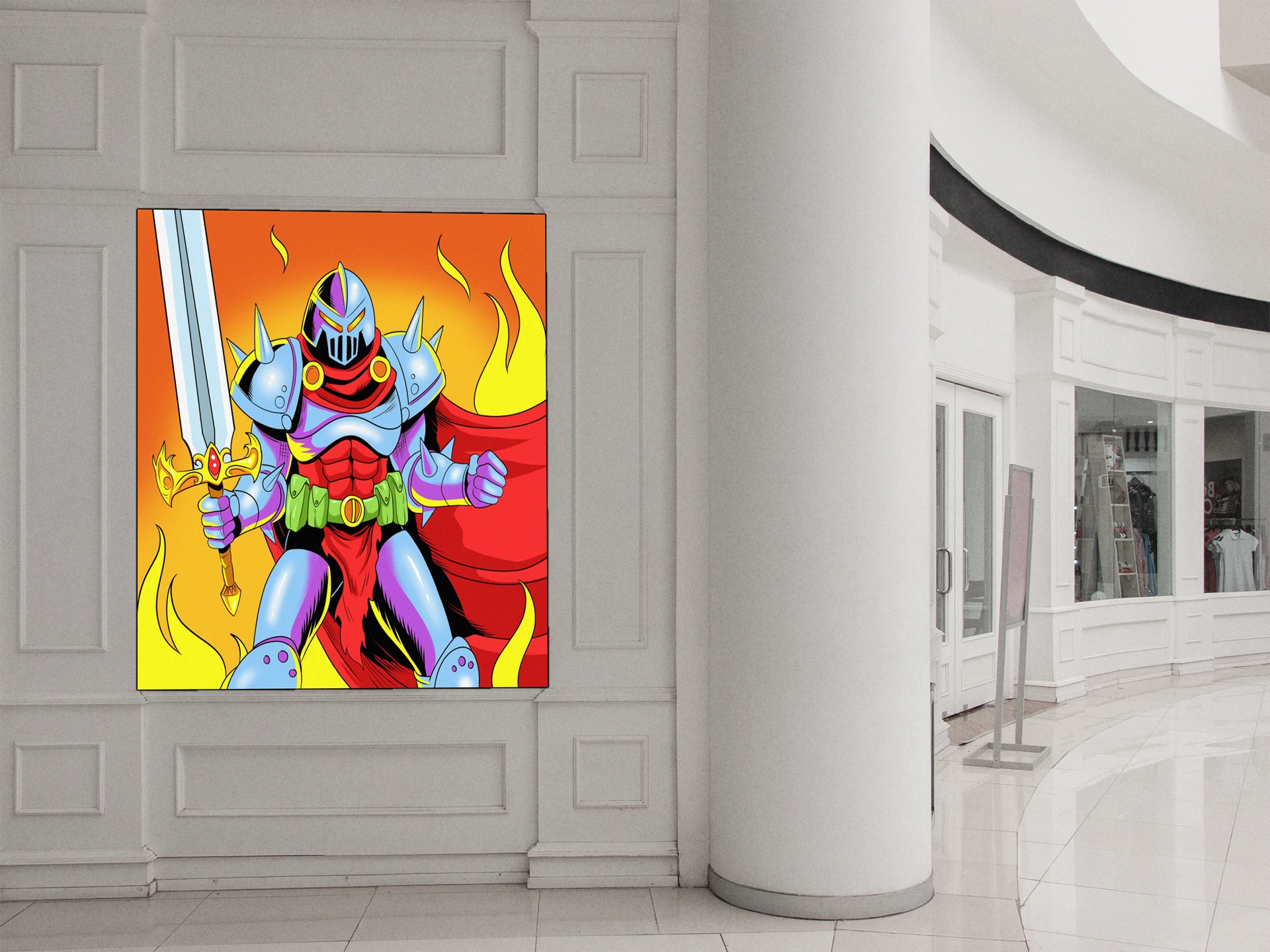 Hell Authority Art Canvas Art Print from Ward TCG - Image 3