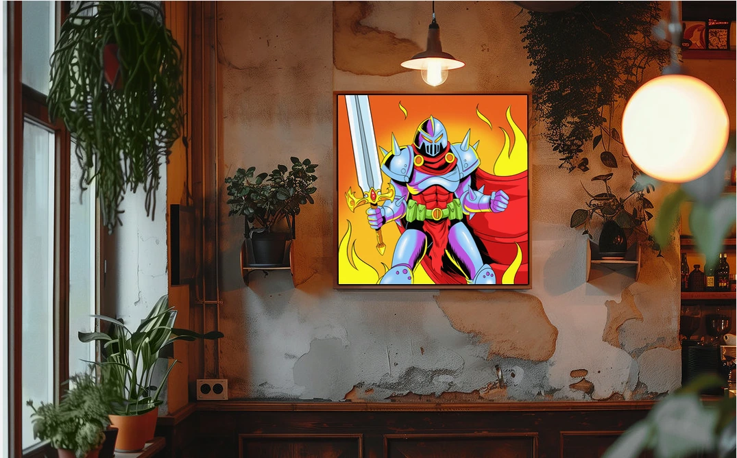 Hell Authority Art Canvas Art Print from Ward TCG - Image 4