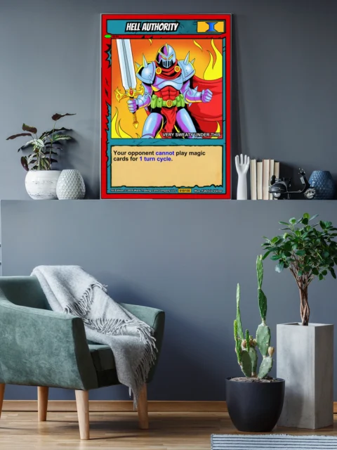 Hell Authority Fantasy Wall Art from Ward TCG
