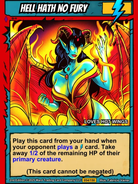 Alternative view of Hell Hath No Fury Gallery Canvas Print from Ward TCG