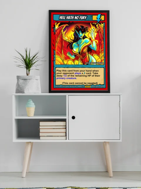 Hell Hath No Fury Gallery Canvas Print from Ward TCG