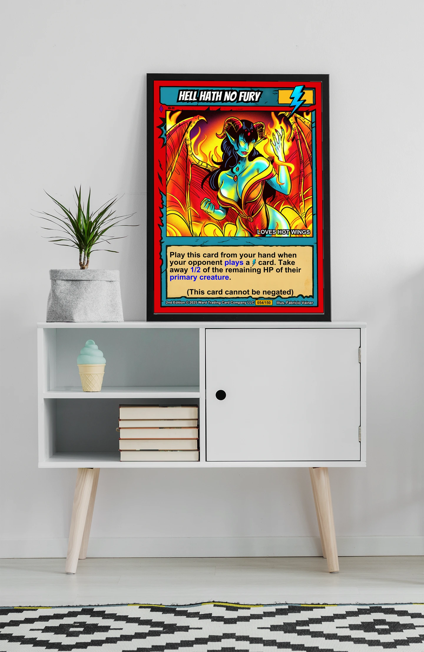 Hell Hath No Fury Gallery Canvas Print from Ward TCG