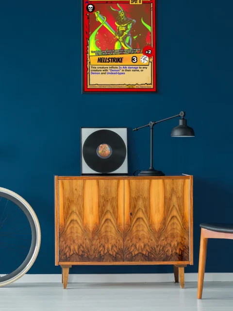 Hell Skeleton Gallery Archival Print from Ward TCG