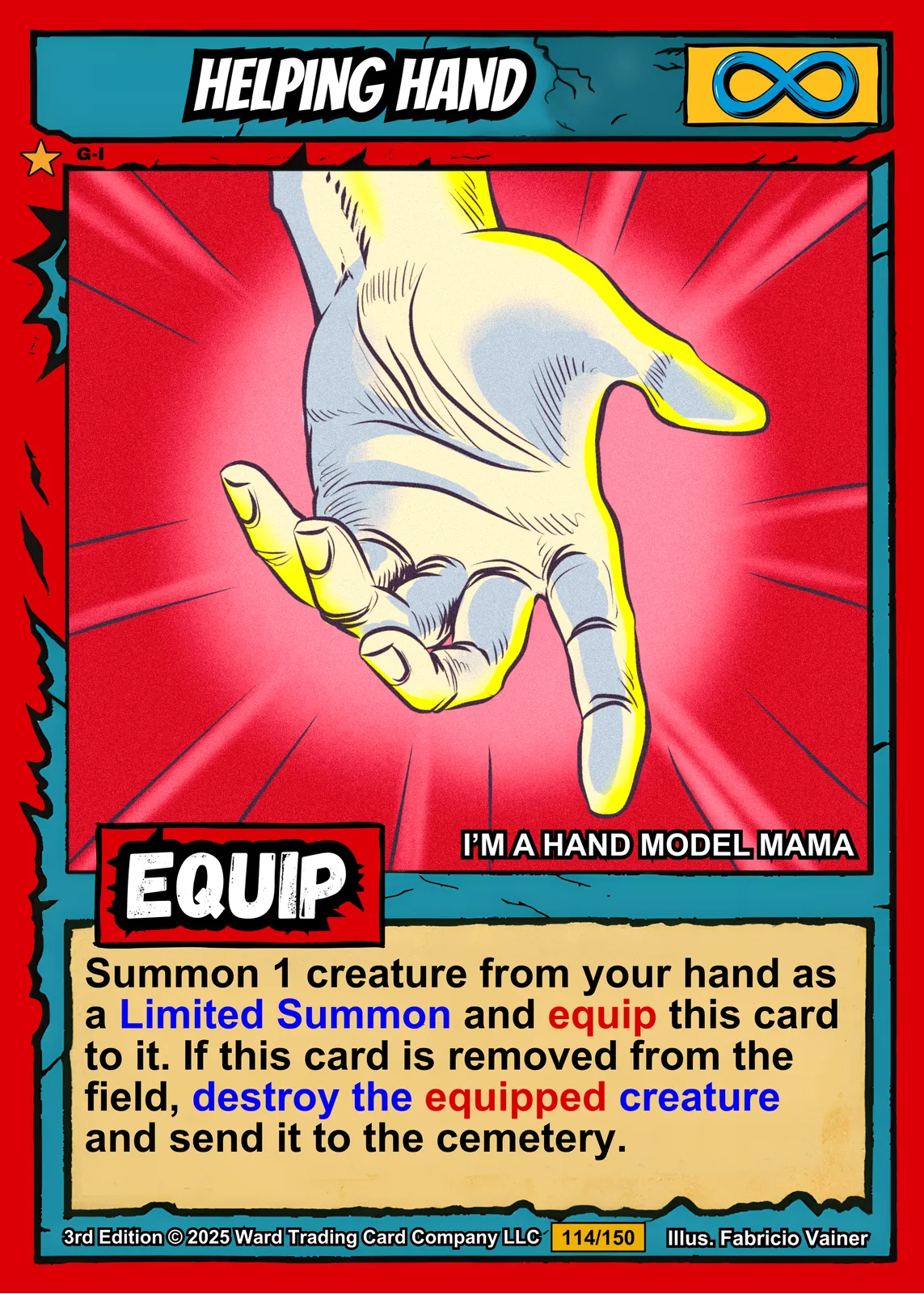 Helping Hand Canvas Print from Ward TCG - Image 2