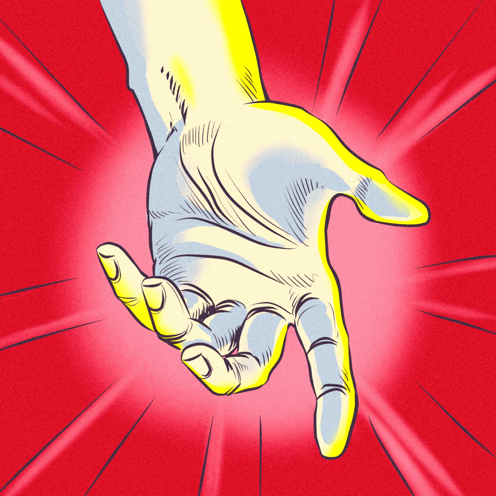 Helping Hand Art Fantasy Canvas Print from Ward TCG - Image 2