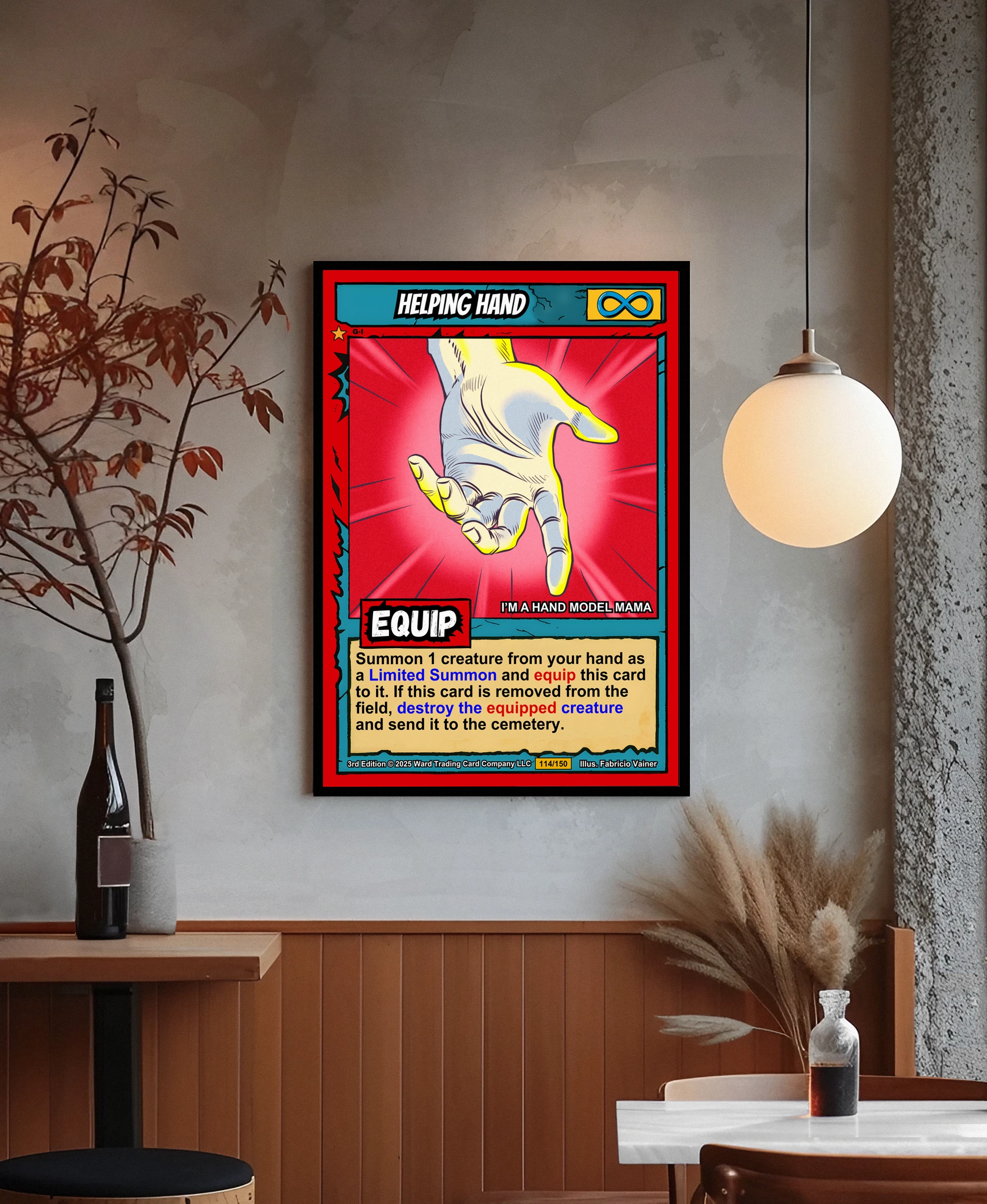 Helping Hand Canvas Print from Ward TCG - Image 4