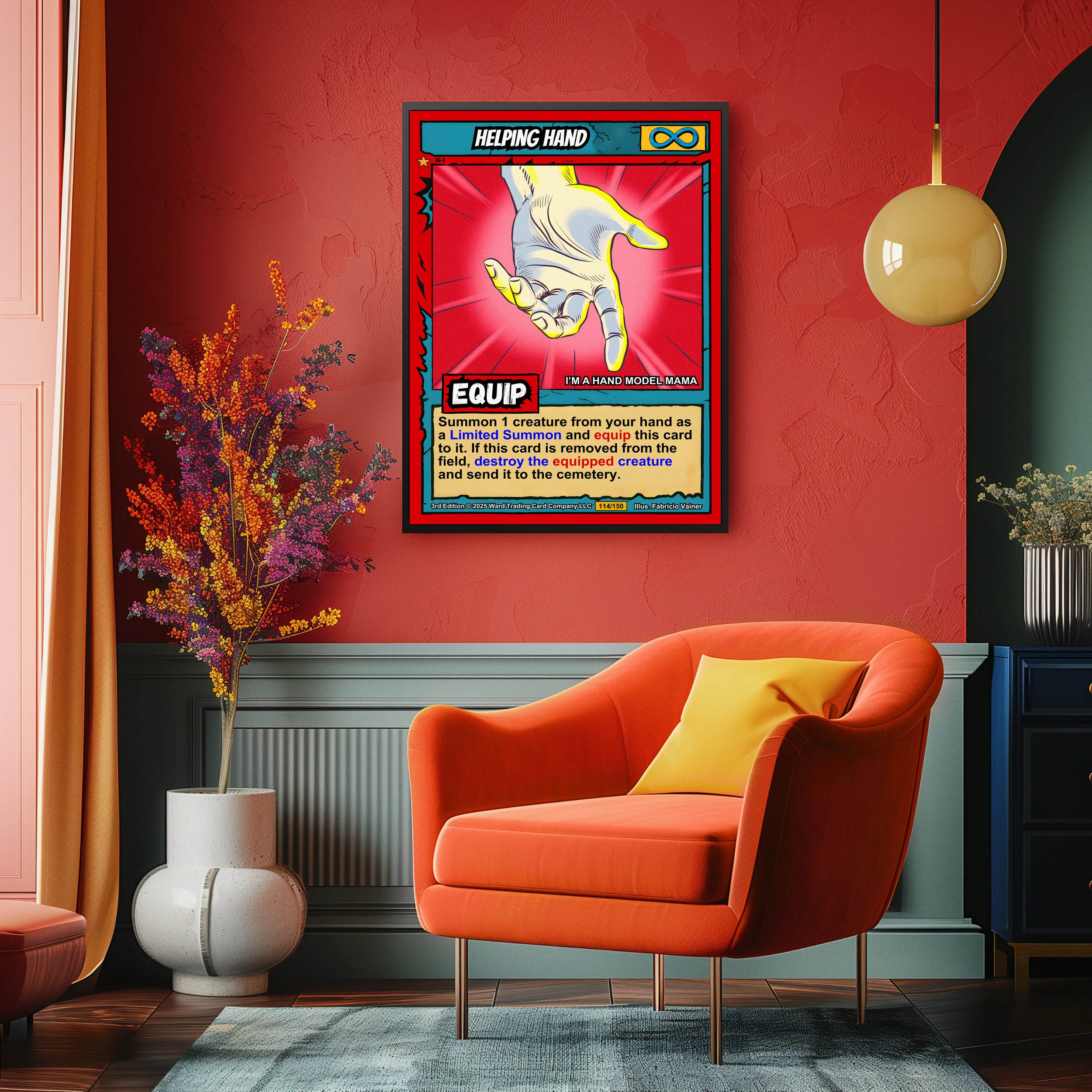 Helping Hand Canvas Print from Ward TCG