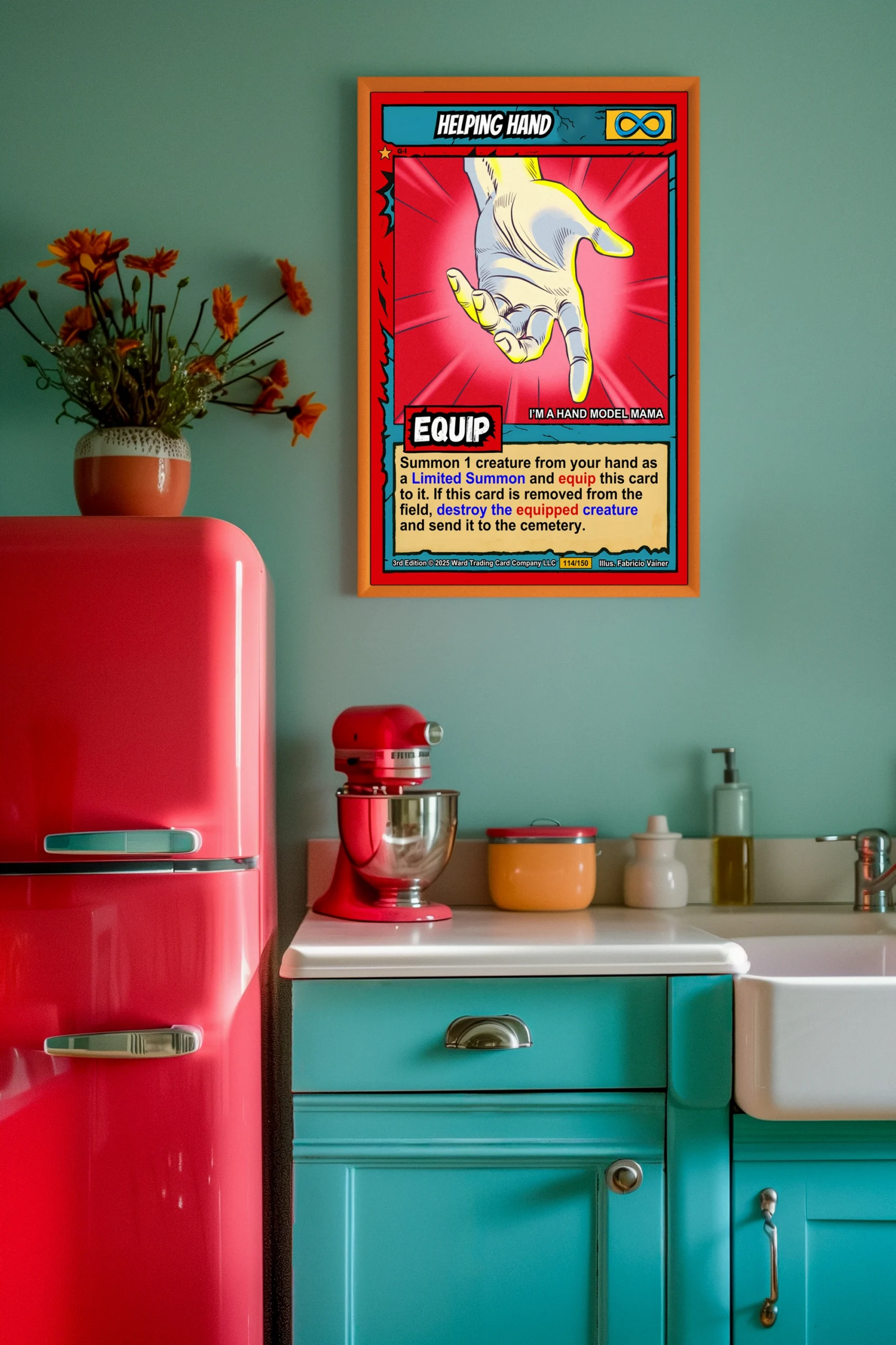 Helping Hand Canvas Print from Ward TCG - Image 5