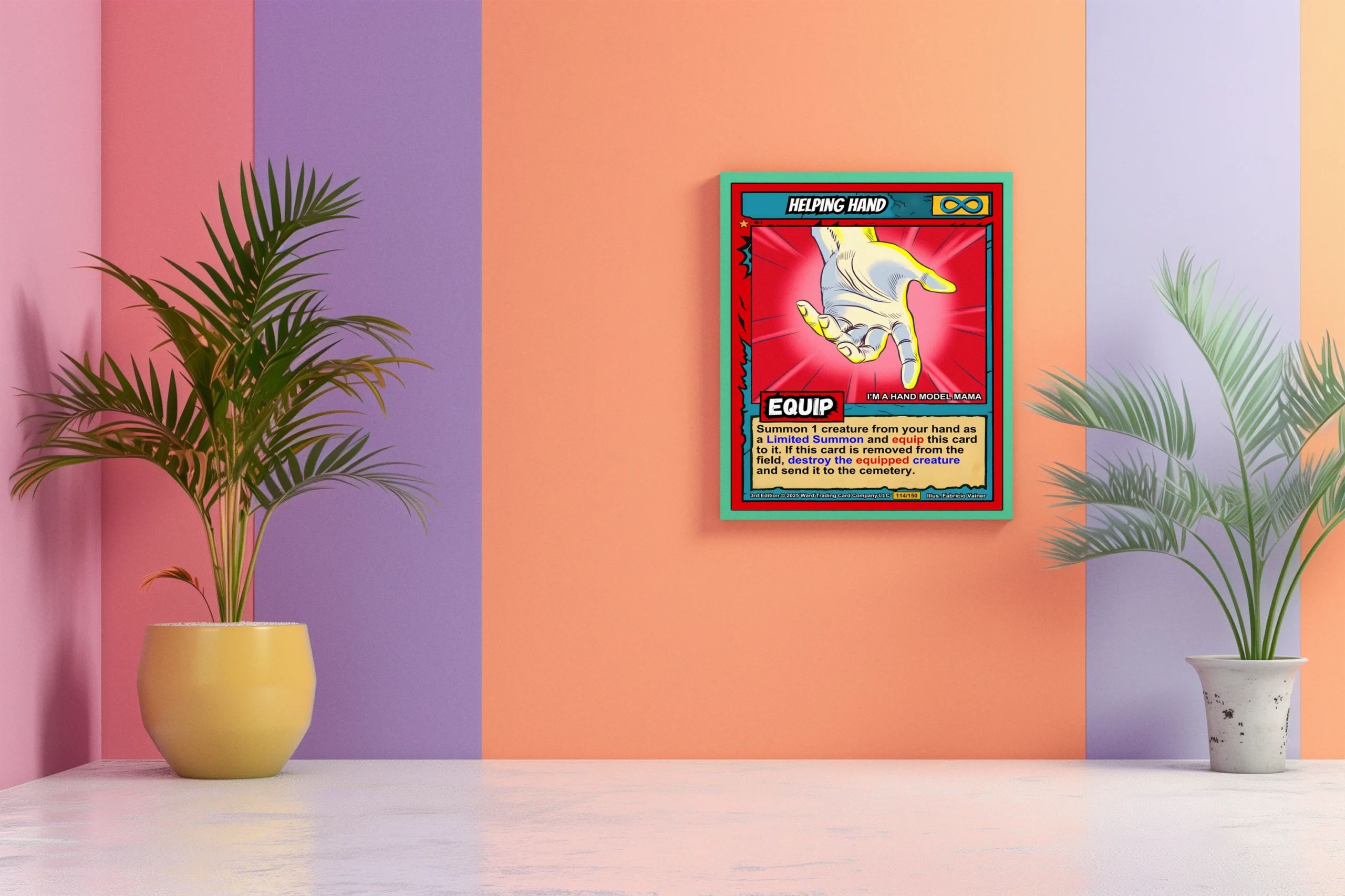 Helping Hand Canvas Print from Ward TCG - Image 3