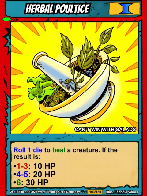 Alternative view of Herbal Poultice Fantasy Canvas Print from Ward TCG