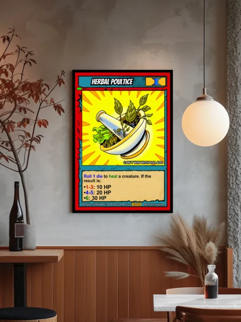 Herbal Poultice Fantasy Canvas Print from Ward TCG