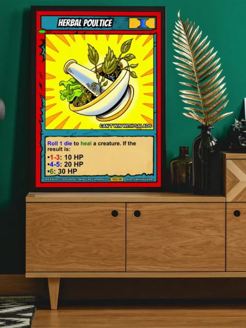 Herbal Poultice Fantasy Canvas Print from Ward TCG