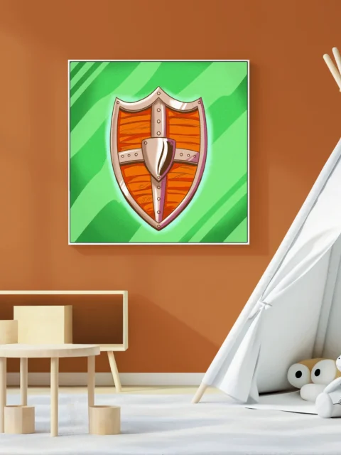 Hero Shield Art Fantasy Canvas Artwork from Ward TCG