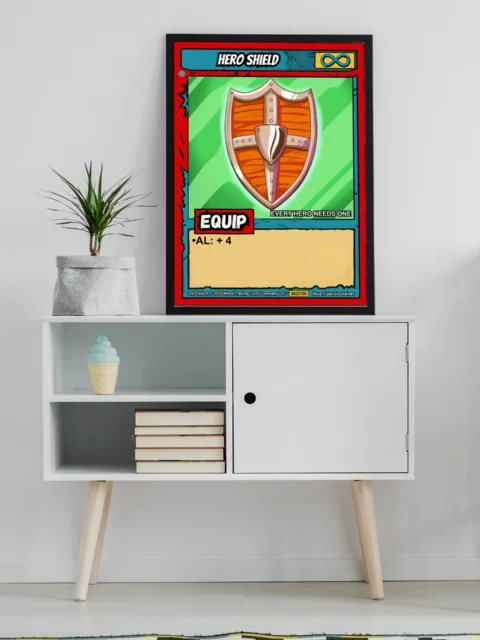 Hero Shield Gallery Canvas Print from Ward TCG