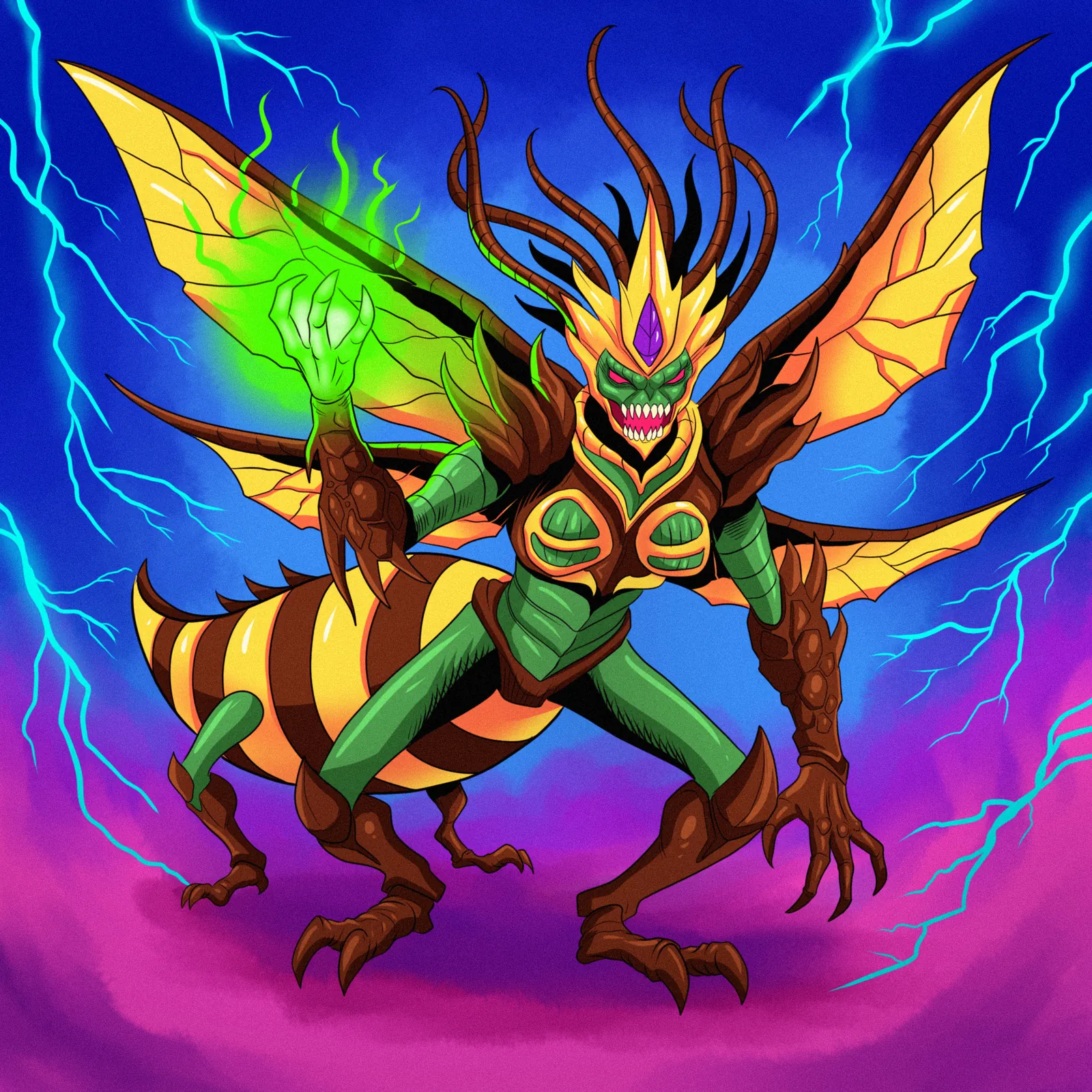 Hive Queen Art Fantasy Art Print from Ward TCG - Image 2