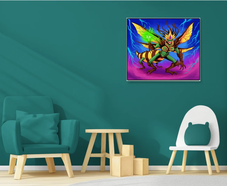 Hive Queen Art Fantasy Art Print from Ward TCG