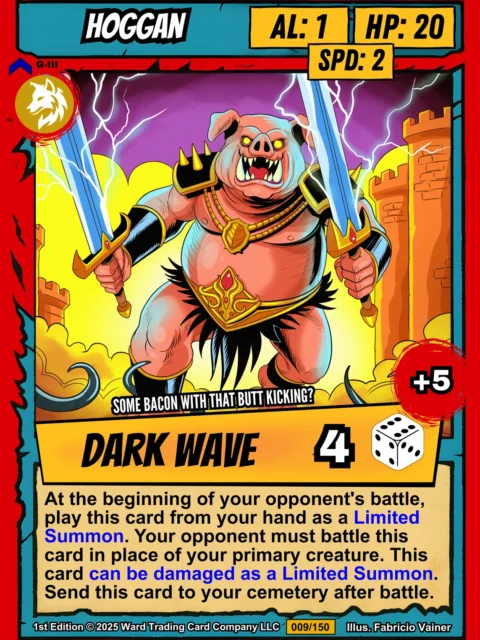 Alternative view of Hoggan Fantasy Art Print from Ward TCG