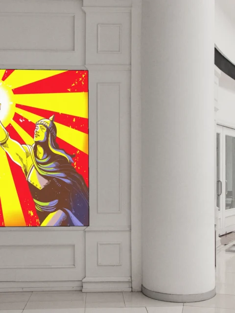 Holy Light Art Canvas Art Print from Ward TCG