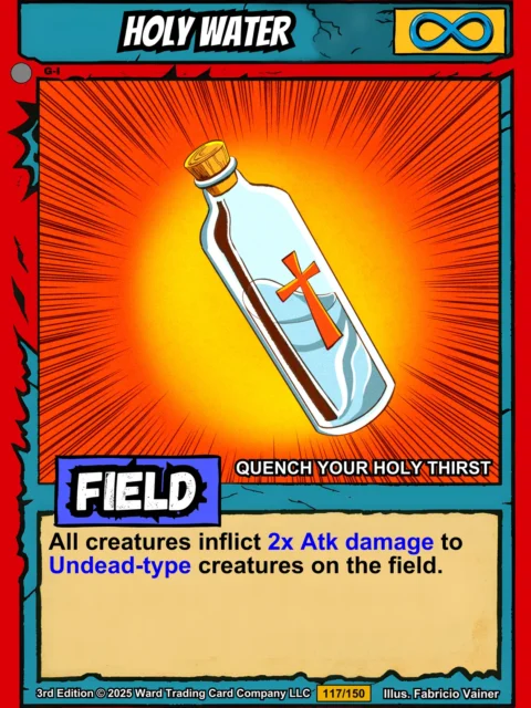 Alternative view of Holy Water Fantasy Wall Art from Ward TCG