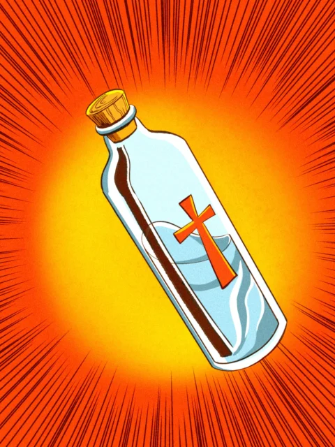 Alternative view of Holy Water Art Fantasy Art Print from Ward TCG