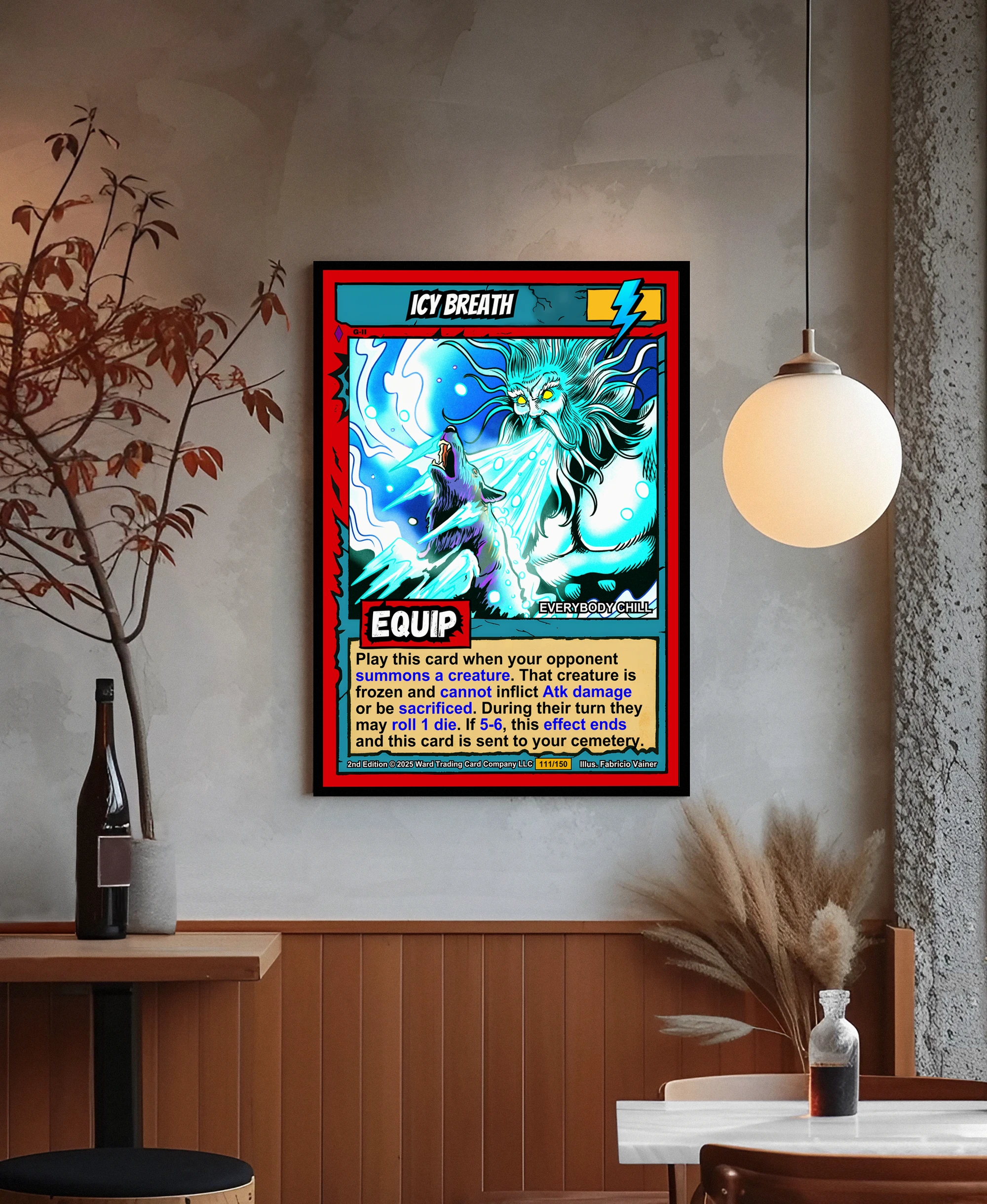Icy Breath Fantasy Canvas Artwork from Ward TCG - Image 4