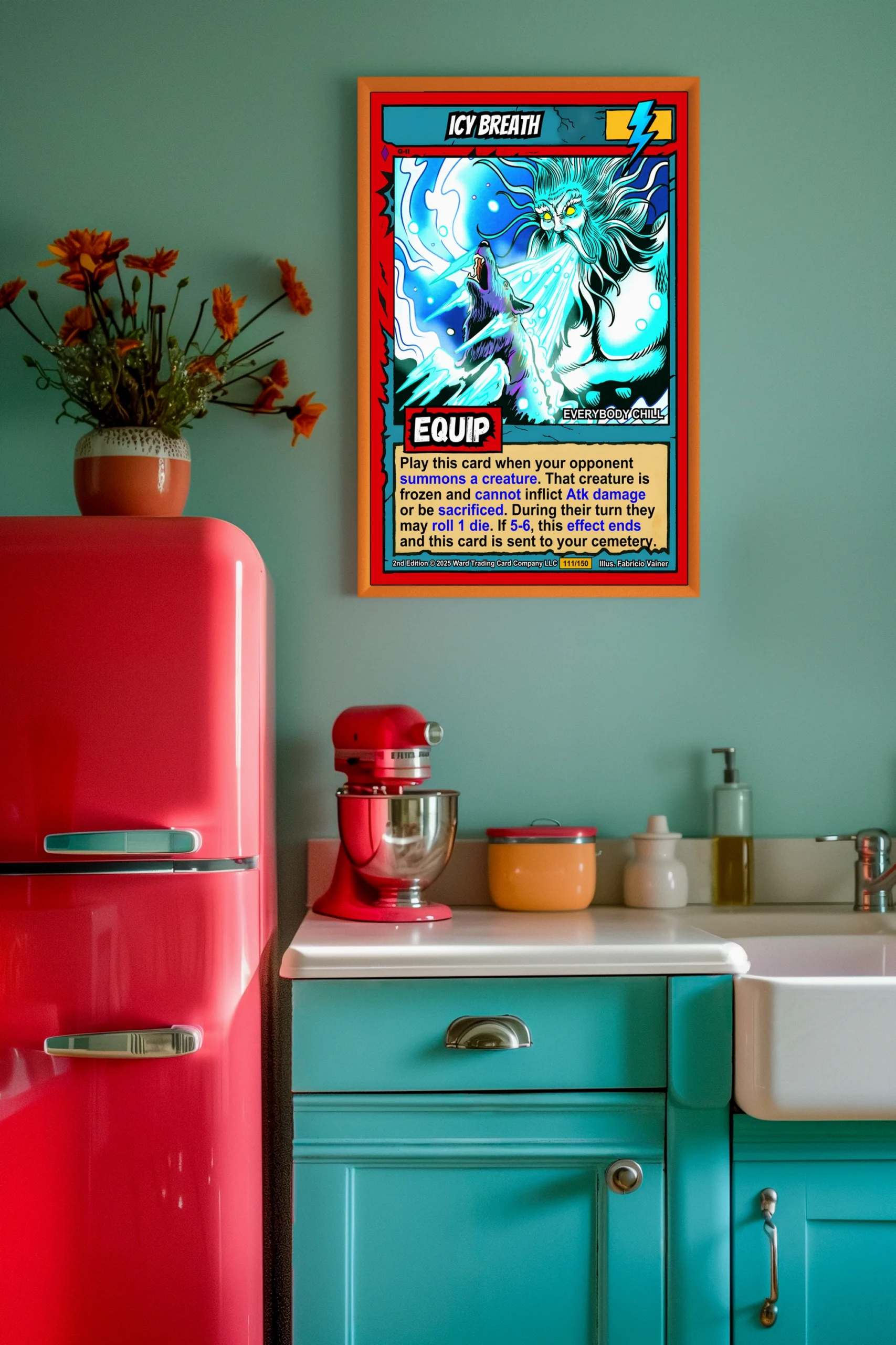 Icy Breath Fantasy Canvas Artwork from Ward TCG - Image 5