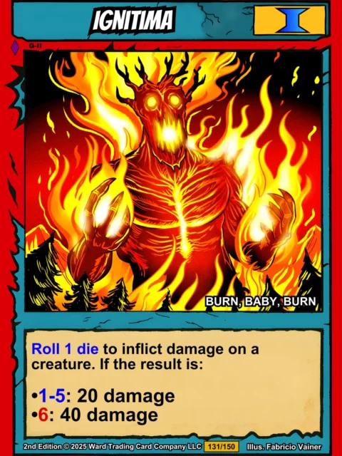 Alternative view of Ignitima Fantasy Wall Art from Ward TCG